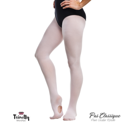 Meia de Ballet Conversível Fio 80