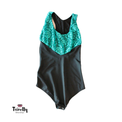 Body Renda Tiffany e Preto
