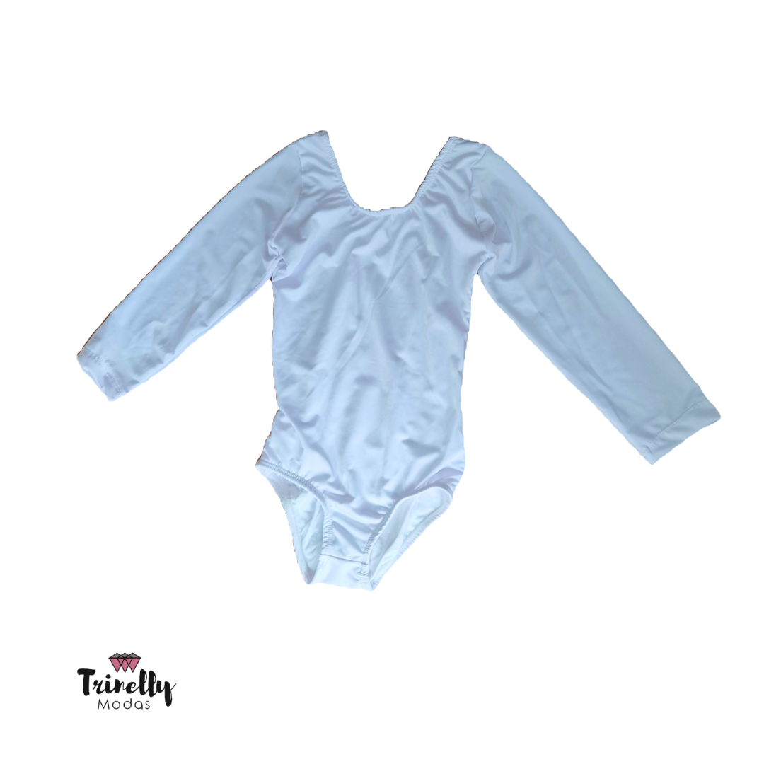 Collant de Ballet Manga Longa - Trinelly